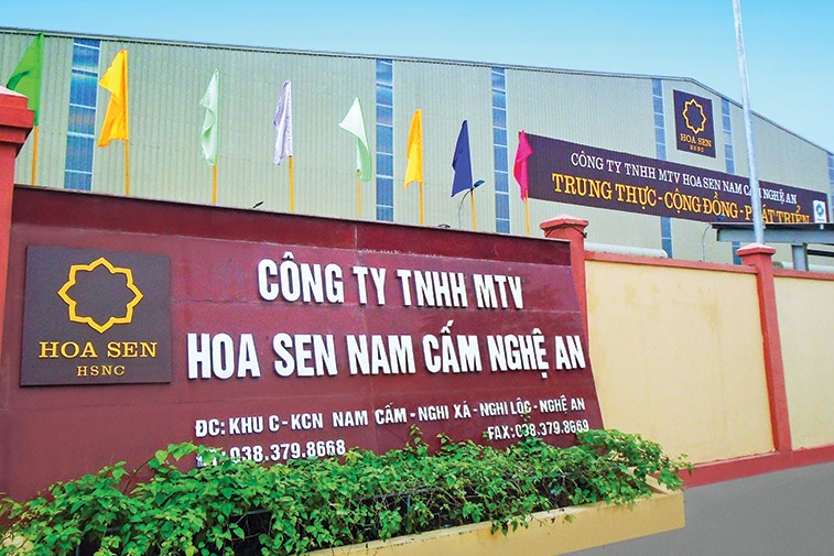 Nhà Máy Tôn Hoa Sen Nghệ An